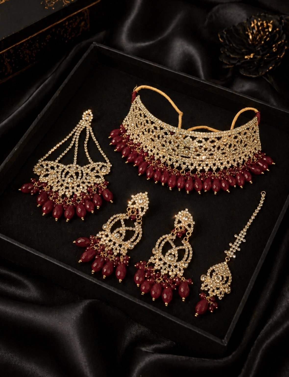 Noor-e-Ruby Bridal Set - Image 1