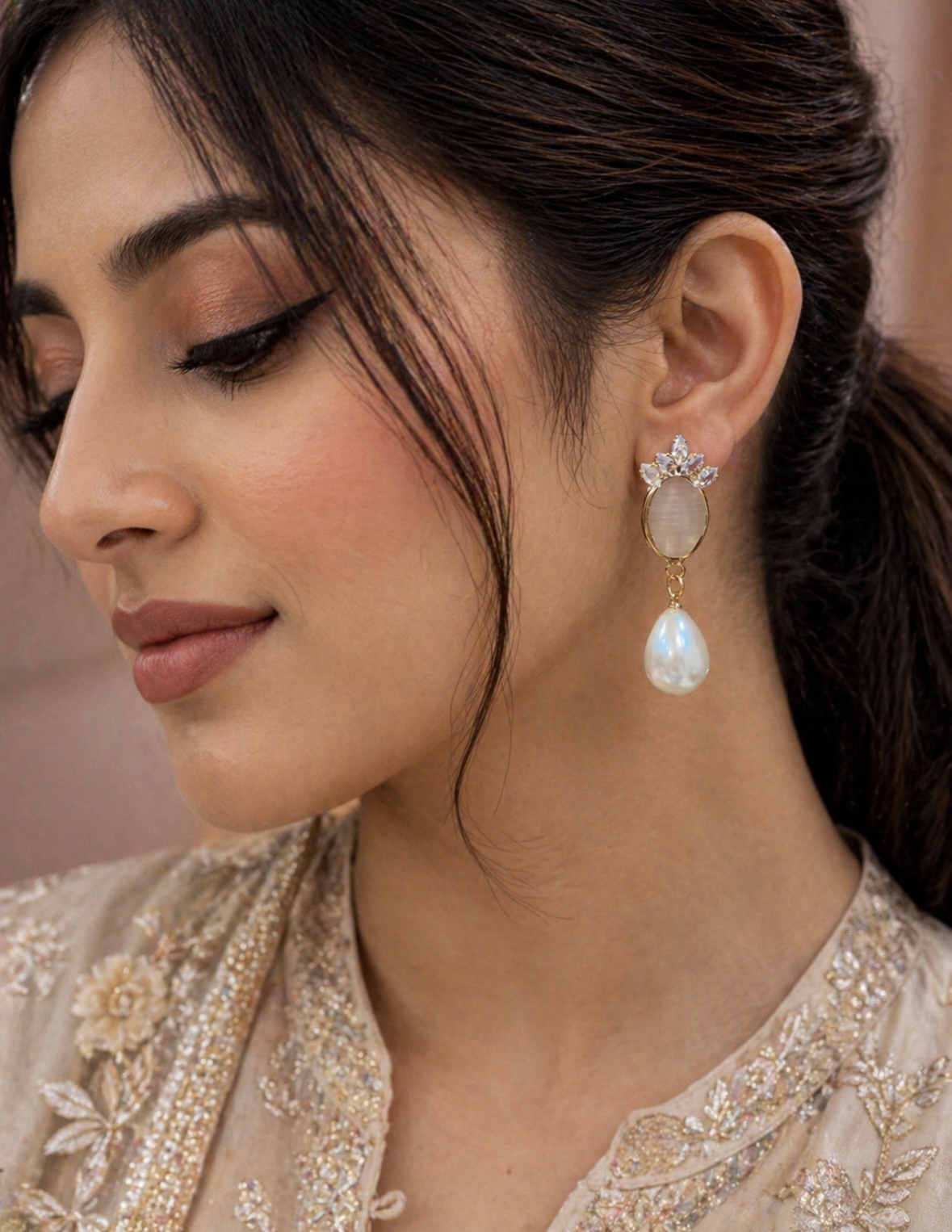 Pearl Earrings - Image 2