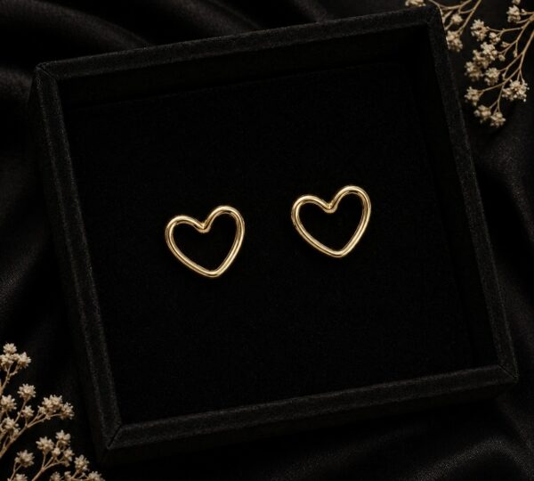 Open Heart Studs - Image 1