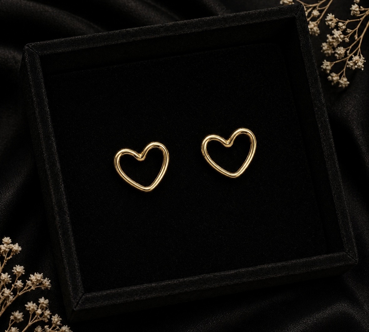 Open Heart Studs - Image 1