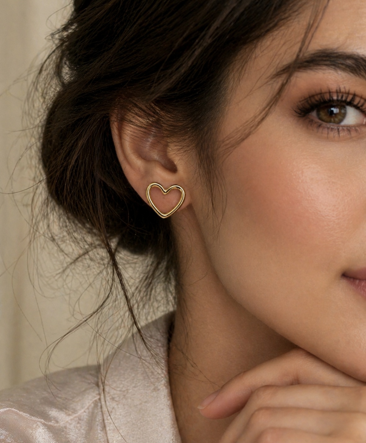 Open Heart Studs - Image 2