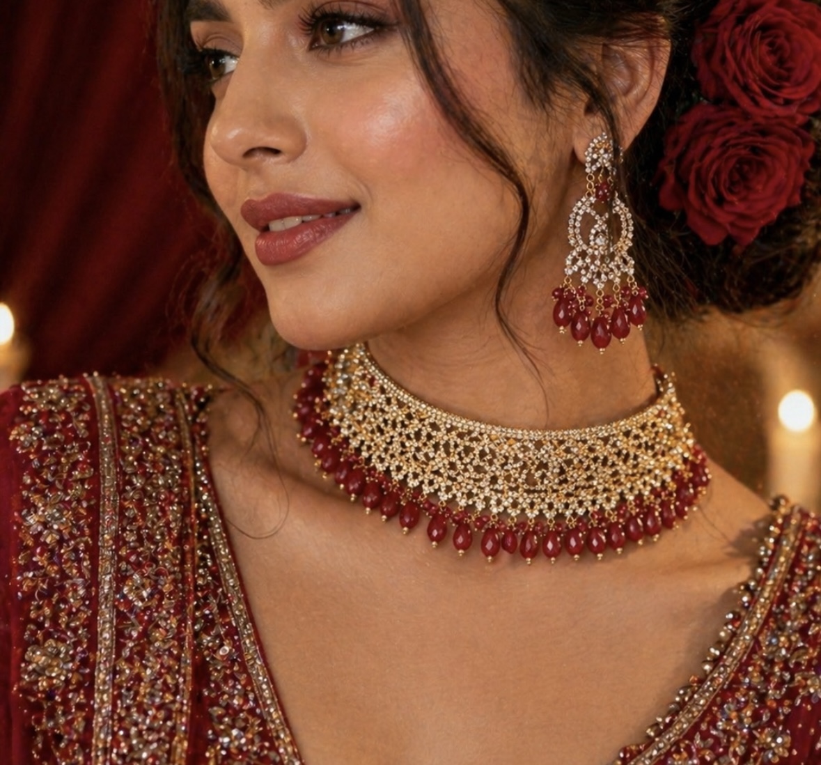 Noor-e-Ruby Bridal Set - Image 3