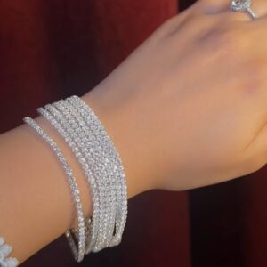 Silver Glow Bracelet