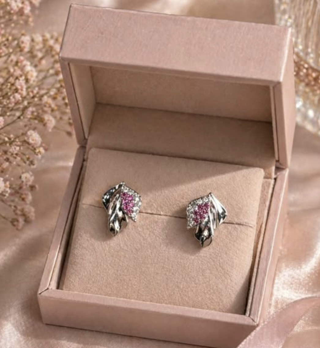 Everyday Glam (STAINLESS STEEL) Ear Studs - Image 1