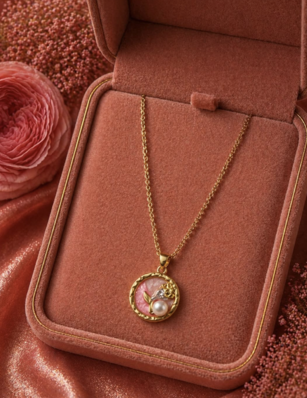 Blush Pearl Charm Pendant