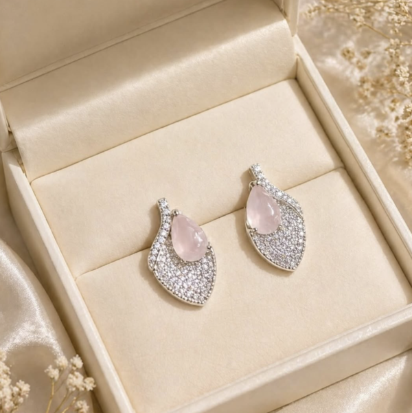 Zarcon Tear Earrings - Pink