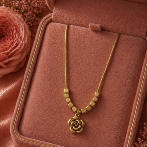 Gilded Rose Pendant