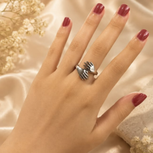 Silver Embrace Ring