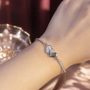 Adjustable Heart Bracelet