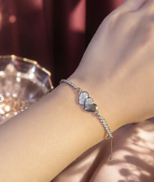 Adjustable Heart Bracelet