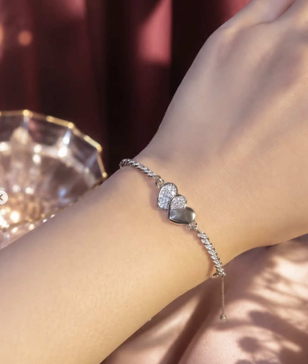 Adjustable Heart Bracelet - Image 1